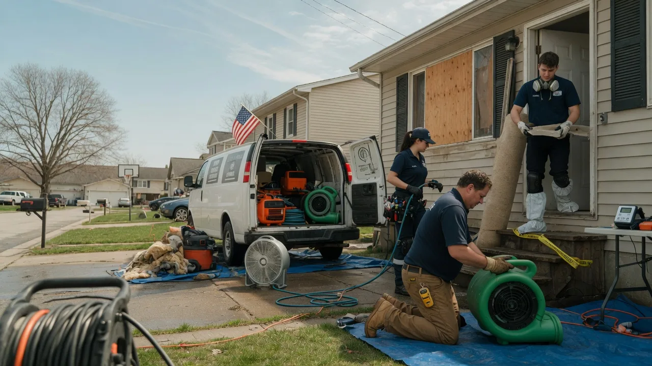 Water Damage Restoration in Downing, WI near me